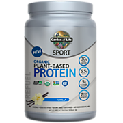 Shop Garden of Life SPORT Organic Plant-Based Protein ? Vanilla (28.4 oz./38 Servings) and more