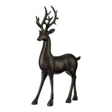 Shop Cerf debout CANVAS Collection Jardin d'hiver, noir mat, 18po and more