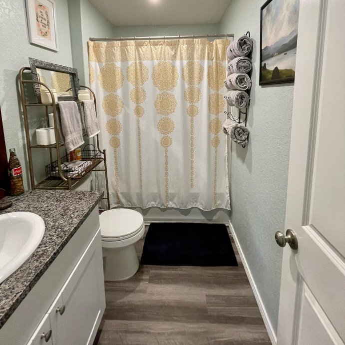 user image by @aktprojects, Stripe Medallion Shower Curtain - Lush Décor