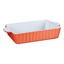 Shop Vida by PADERNO Medium Rectangular Ceramic Baking Dish, 2.6 L, Orange and more