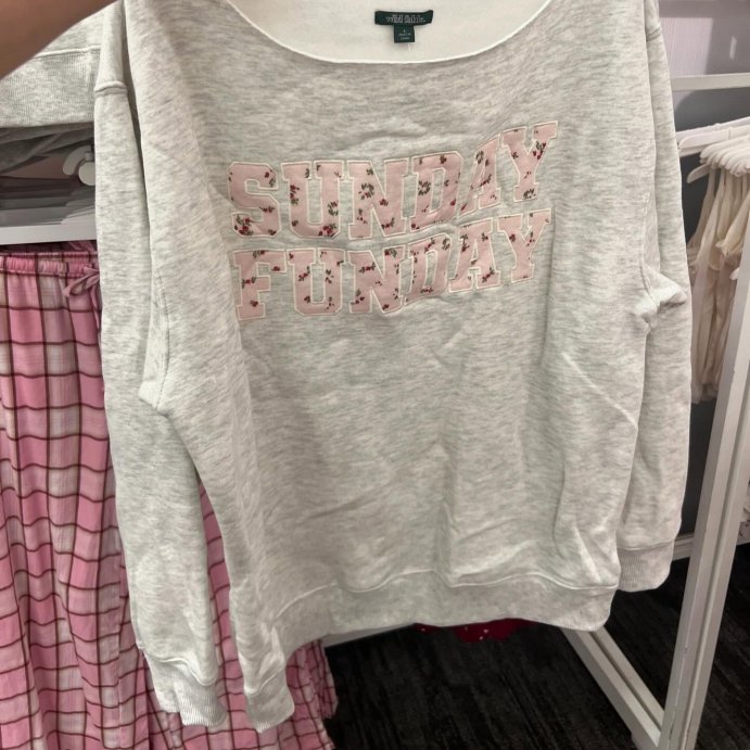 user image by @dltree_target_ross_finds, Women's Off the Shoulder Sweatshirt - Wild Fable™