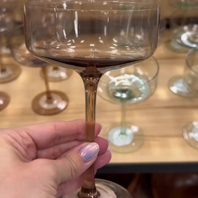 user image by @toptargetfinds, 9.8oz Tinted Glass Coupe Drinkware - Hearth & Hand™ with Magnolia