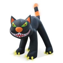 Shop For Living Indoor/Outdoor Inflatable Black Cat, Animated, 10-ft and more