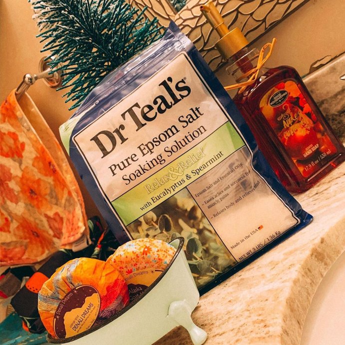 user image by @abbystalansgeorge, Dr Teal's Epsom Salt Magnesium Soak - Soothe & Sleep with Lavender