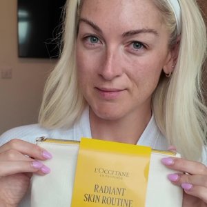 &rsquo;s mediaimport video of L'Occitane Radiant Skin Routine