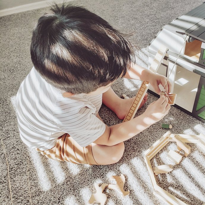 user image by my_little_charmer , Toy Barn with Animal Figurines - Hearth &#38; Hand&#8482; with Magnolia: Wooden Farm Playset, Classic Style, Gender Neutral