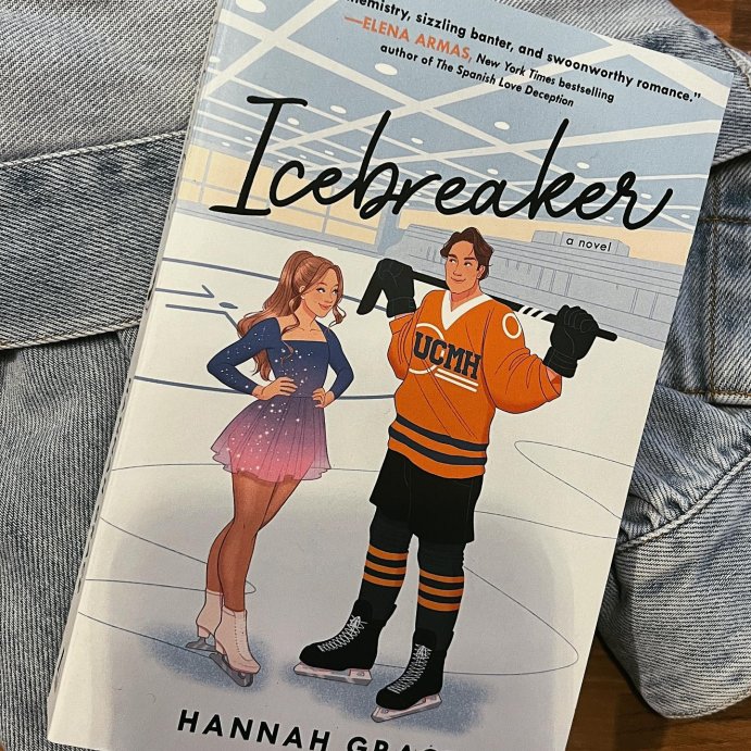 user image by @haley.wren.reads, Icebreaker: A Novel - by Hannah Grace (Paperback)