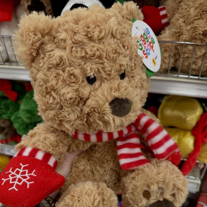 user image by @fabfindswithfallon, 12&#39;&#39; Brown Bear with Scarf and Mittens Stuffed Animal - Gigglescape&#8482;