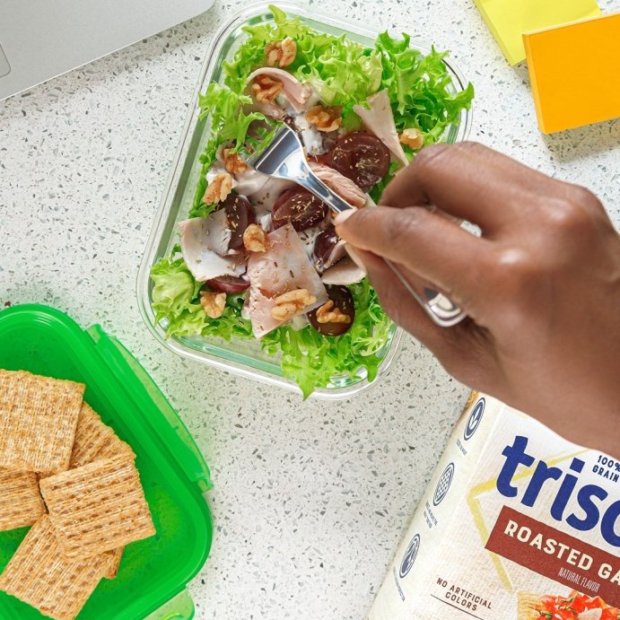 user image by @triscuit, Triscuit Roasted Garlic Crackers - 8.5oz