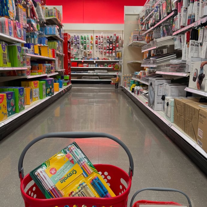 user image by @cookiebunnyy, Target Mini Shopping Basket - Spritz&#8482;