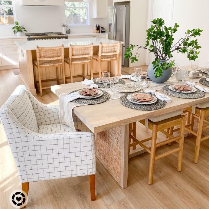user image by @stephaniehoeyinteriors, Clearfield Swoop Arm Dining Chair - Threshold™ designed with Studio McGee