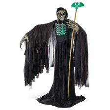 Shop For Living Plague Doctor with Staff Animatronic, 10-ft and more