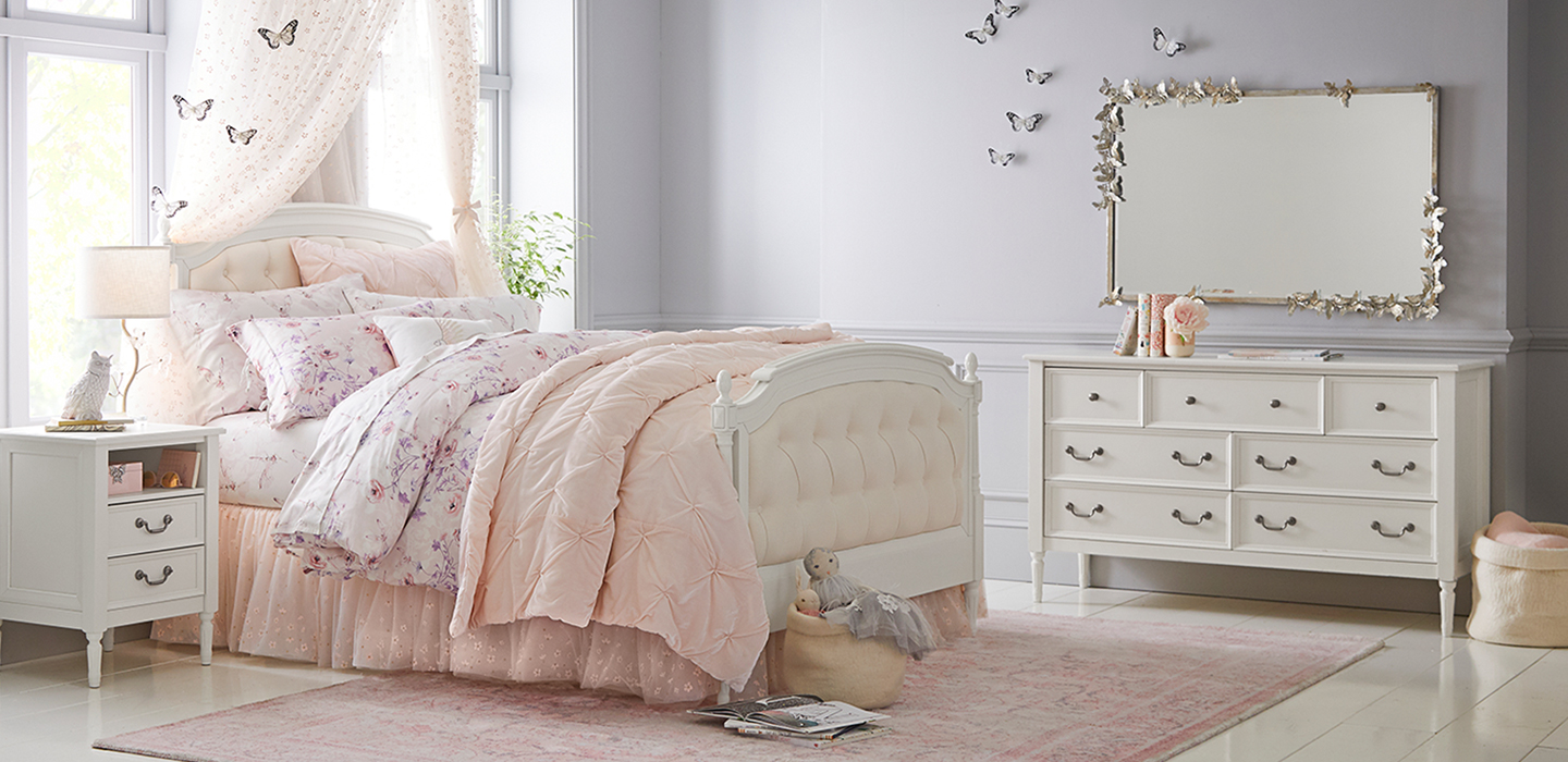 Jupe De Lit Twin Pottery Barn Kids - Monique Lhuillier Starburst, Neuve
