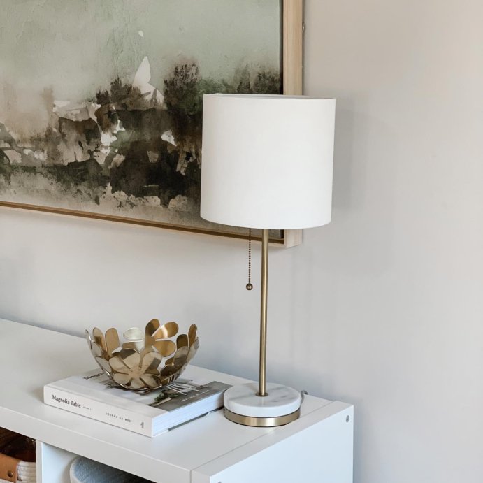 user image by @casa.arantes.style, Hayes Marble Base Stick Lamp - Threshold&#153;