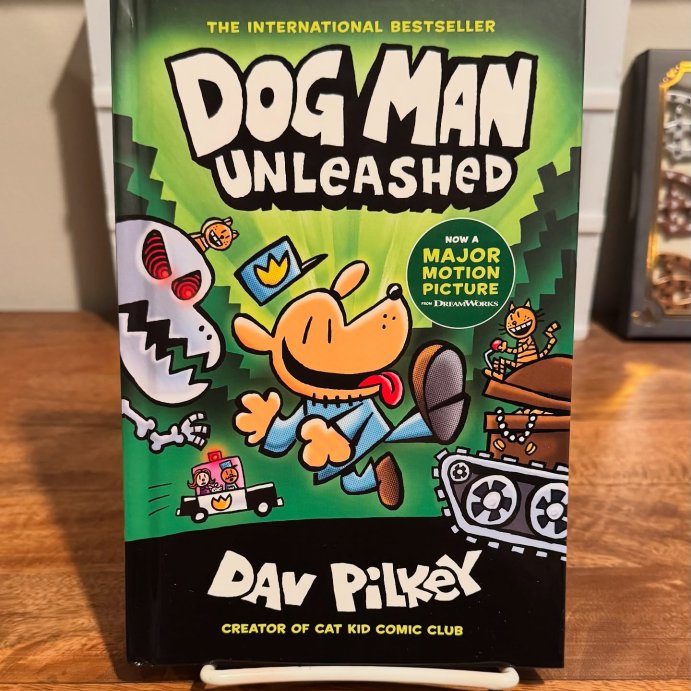 user image by @geekinoutwithethan, Dog Man Unleashed: From the Creator of Captain Underpants (Dog Man #2), Volume 2 - by Dav Pilkey (Hardcover)