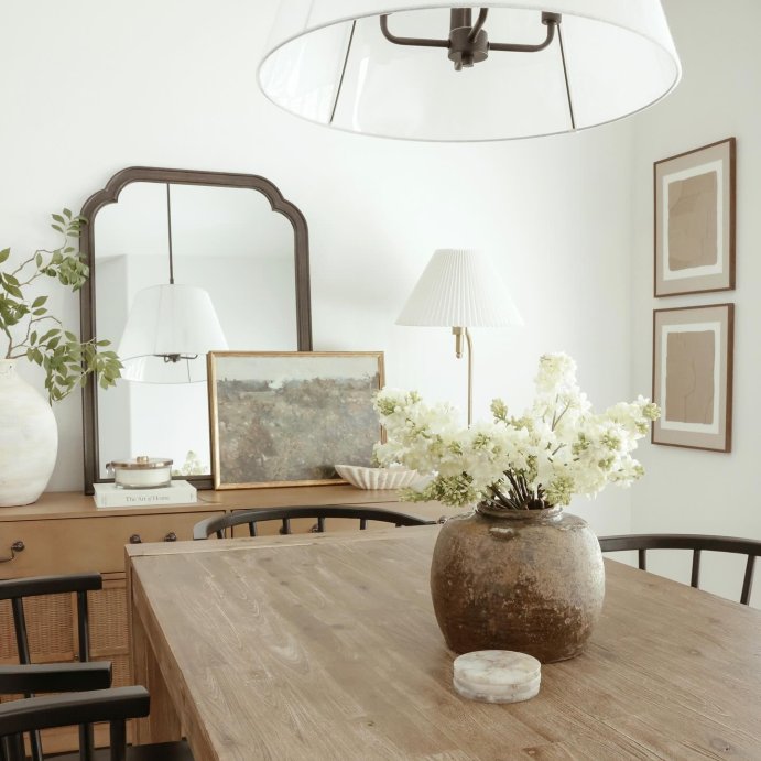 user image by @lifeofashley, 24&#34; x 18&#34; Landscape Study Framed Wall Canvas Antique Gold - Threshold&#8482; designed with Studio McGee: Serene Decor for Home Office