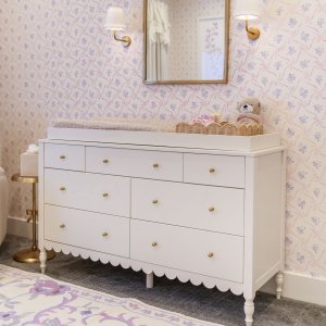 Palmer Scalloped Changing Table Organizer