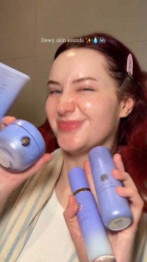 @spacenk’s instagram video of Tatcha The Dewy Skin Cream