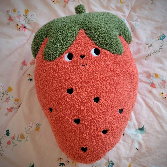 user image by @mindfullymanda815, Strawberry Kids&#39; Decorative Pillow - Pillowfort&#8482;