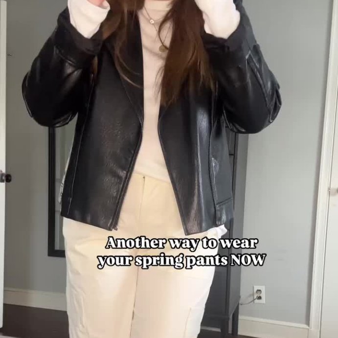user image by @lovexokaitlyn, Women's Mid-Rise Barrel Leg Cargo Pants - Universal Thread™