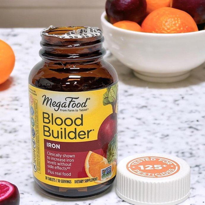 user image by @brandy_reyes76, MegaFood Blood Builder Vegan Iron Supplement Tablet