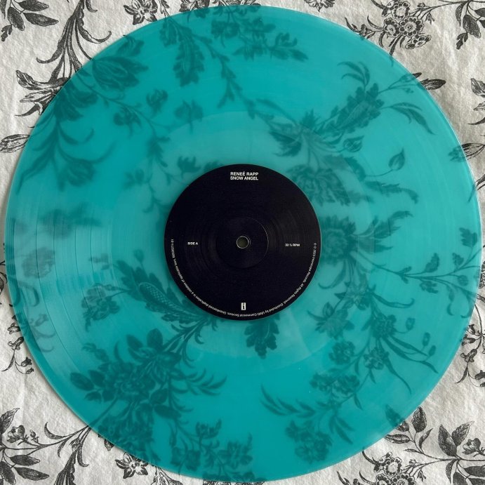 user image by @black.cat.vinyl, Rene&#233; Rapp - Snow Angel (Alternate Cover) (Target Exclusive, Vinyl) (Light Blue Translucent)