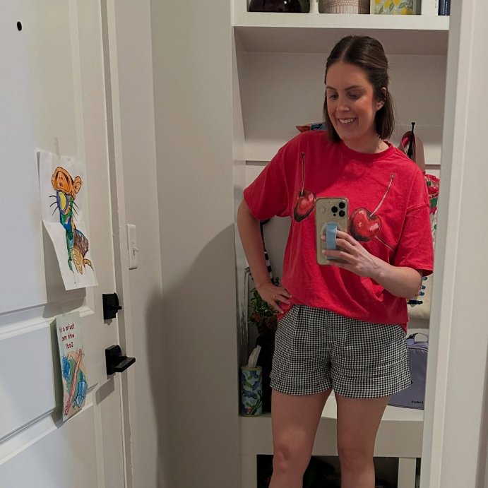 user image by @emilytux, Women's Short Sleeve Round Neck Oversized Graphic T-Shirt - Wild Fable™