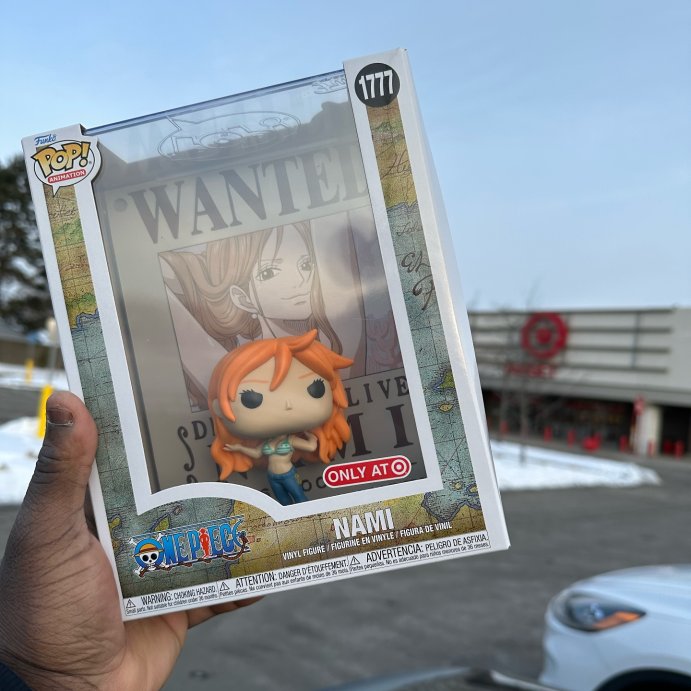 user image by @funkochaserteslim, Funko POP! Game Case: OP Nami Wanted Figure (Target Exclusive)