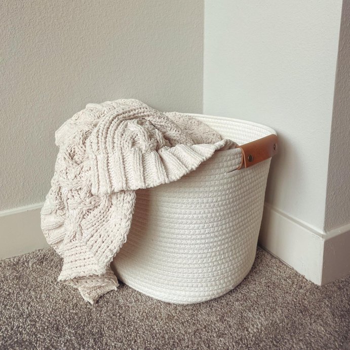 user image by @ccluxinterior, 13" Decorative Coiled Rope Basket - Brightroom™