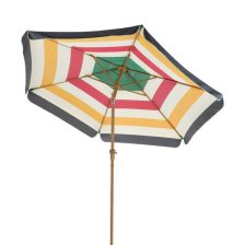 Shop Hudson's Bay Stripes Valance Patio Umbrella, Multi-Coloured, 9-ft and more