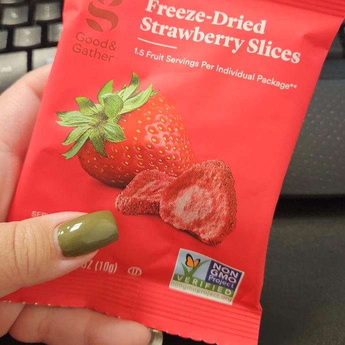 user image by @minimize.melissa, Freeze Dried Strawberry Slices Multipack - 6ct/2.1oz - Good &#38; Gather&#8482;