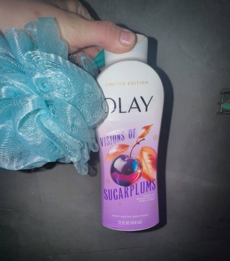 bakedgod's instagram image: Olay sugarplum scented body wash review