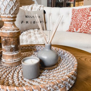 Friends Welcome Pillow Pottery Barn