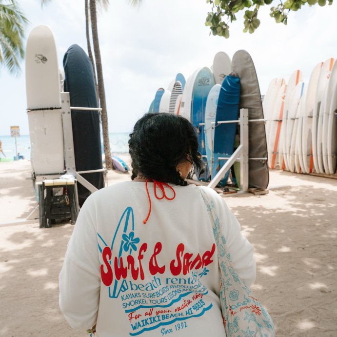 user image by @ericacanant, Women's Oversized Graphic Pullover Sweatshirt - Wild Fable™