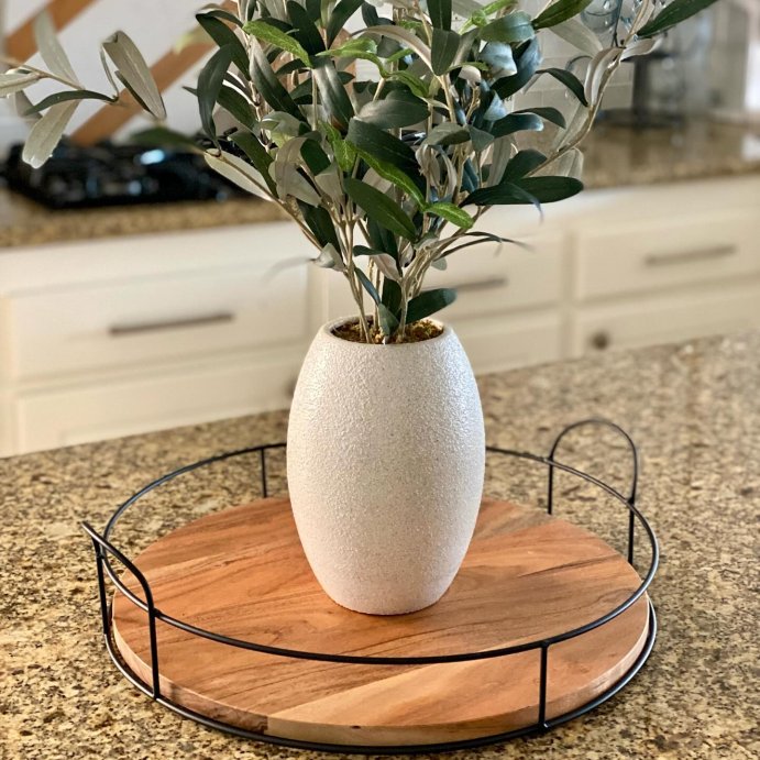 user image by @ocinspiredlife, Wood and Metal Tray - Hearth &#38; Hand&#8482; with Magnolia: Farmhouse Style, Iron Handles, Decor Platter