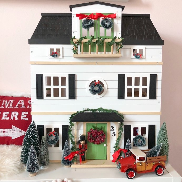 user image by @treehousethreadsblog, Toy Doll Townhouse with Furniture - Hearth &#38; Hand&#8482; with Magnolia