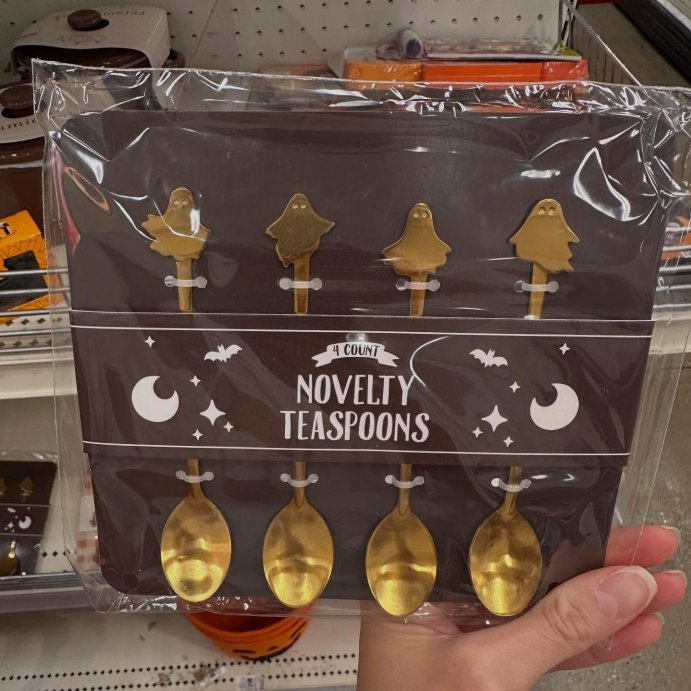user image by @the.halloweennook, 4pk Novelty Stir Spoons Ghost - Bullseye&#39;s Playground&#8482;