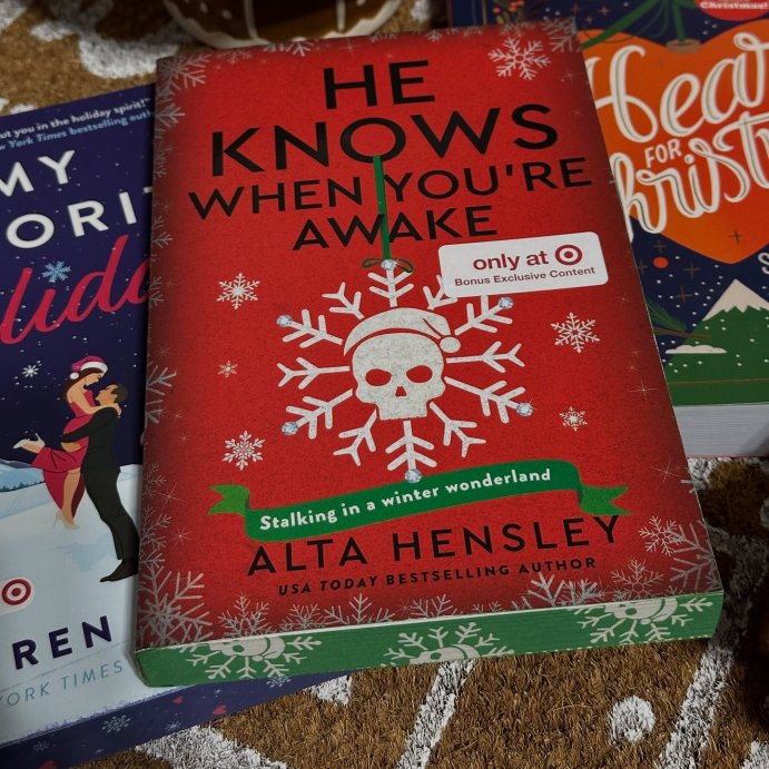 user image by @spaceonthebookcase, He Knows When You&#8217;re Awake - Target Exclusive Edition - By Alta Hensley (Paperback)