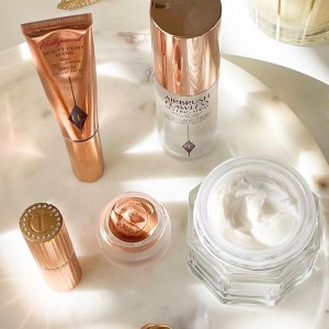 @spacenk&rsquo;s instagram photo of Charlotte Tilbury Airbrush Flawless Setting Spray,Charlotte Tilbury Hollywood Beauty Wand,Charlotte Tilbury Charlotte's Magic Cream