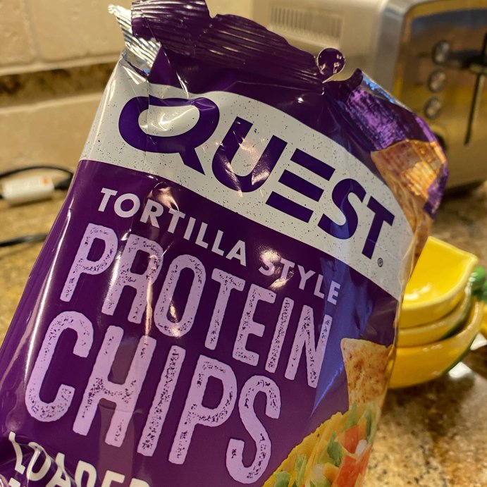user image by @keto_marvel_girl, Quest Nutrition Tortilla Style Protein Chips - Loaded Taco