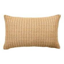 Shop CANVAS Jute Lumbar Indoor/Outdoor Cushion Cover, Water/Fade-Resistant, 12-in x 20-in and more