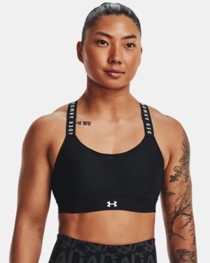 Women's Under Armour Plus Size Infinity High Zip Sports Bra