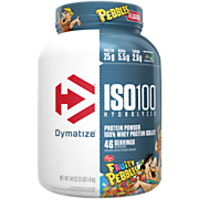 Shop Dymatize Nutrition ISO100 Hydrolyzed 100% Whey Protein Isolate - Fruity Pebbles (3 Lbs. / 46 Servings) and more