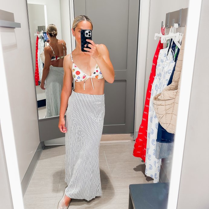 user image by TheReileStyle , Women's Linen Blend Maxi Skirt - A New Day™