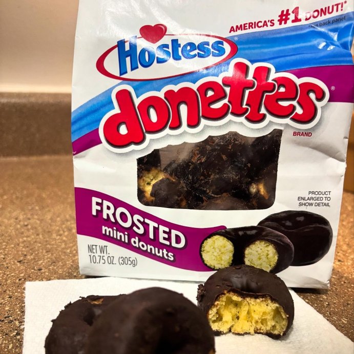 user image by @abbireviews, Hostess Donettes Frosted Mini Donuts - 10.75oz