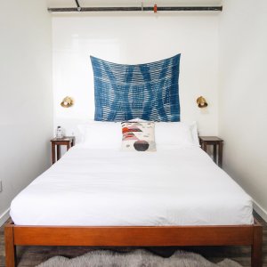 West Elm White Bed Frame