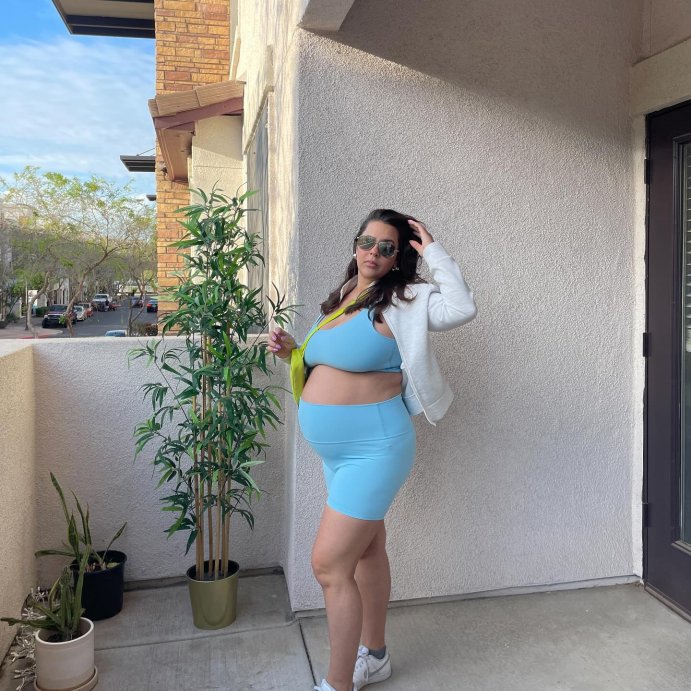 user image by @sass_style_phx, Women's Everyday Soft Medium Support Longline Sports Bra - All In Motion™