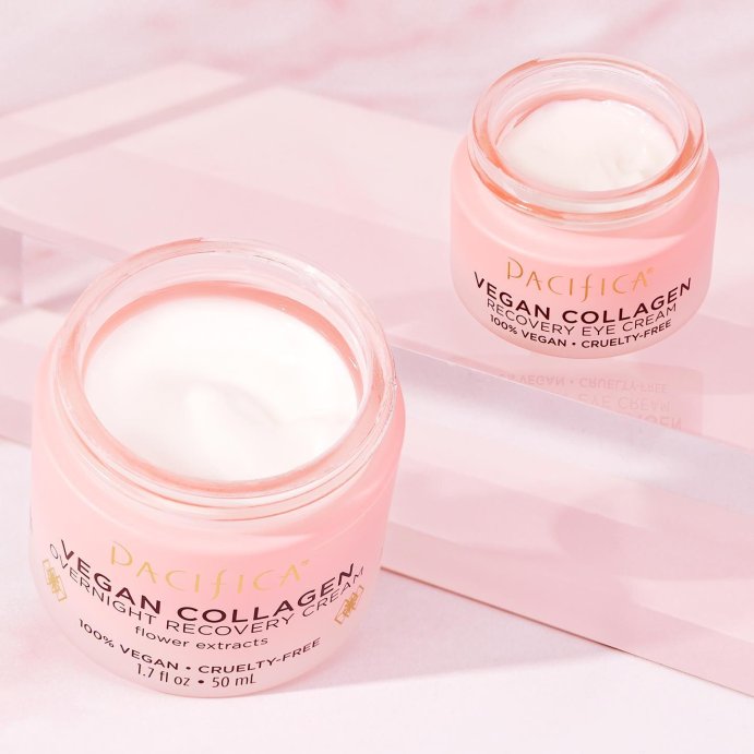 user image by @pacificabeauty, Pacifica Vegan Collagen Overnight Recovery Cream - 1.7 fl oz