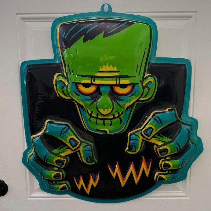 user image by @dachshundburrito, 27&#34;x25&#34; Halloween Monster Vac Form Sign Unframed Wall Art - Hyde and EEK! Boutique&#8482;