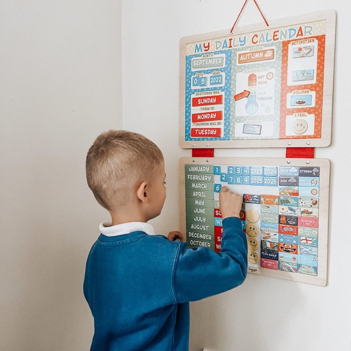 user image by @our.reality_life, Melissa &#38; Doug My First Daily Magnetic Calendar